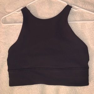 Lululemon Energy bra high neck long line rib